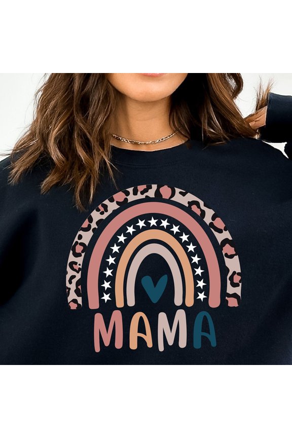 Rainbow Mom Shirt, Rainbow Mama Shirt, Thankful For My Mama Shirt, Mom Gift Shirt, Mothers Day Mom Shirt Gift