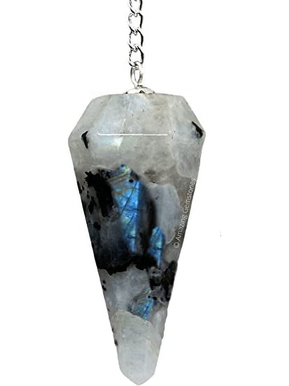 Rainbow Moonstone Crystal Pendulum Divination