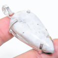thumbnail image 1 of Natural Rainbow Moonstone Gemstone 925 Sterling Silver Pendant 2.21", 1 of 1