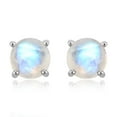 thumbnail image 1 of Moonstone Earrings for Women 925 Sterling Silver Platinum Plated Birthstone Moonstone Jewelry Cute Birthday Christmas Gifts for Women, 1 of 7