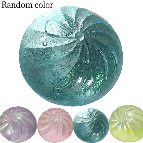 Rainbow Mystery Dumplings Squishy For Adults, 4 Inch Jumbo Bun Stress Ball, Office Desk Decompression Tool, Attractive Easter Gifts For Home Workers