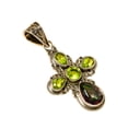thumbnail image 1 of Rainbow Mystic Topaz Style 925 Sterling Silver Pendant Size 2.20"Simulated Pendant, Black Pendant, 925 Sterling Silver Pendant, Topaz Pendant, Pear Pe, 1 of 1