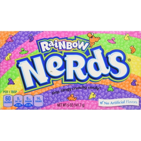 Rainbow Nerds Candy 5 Ounce Theater Box ( Pack Of 4 )