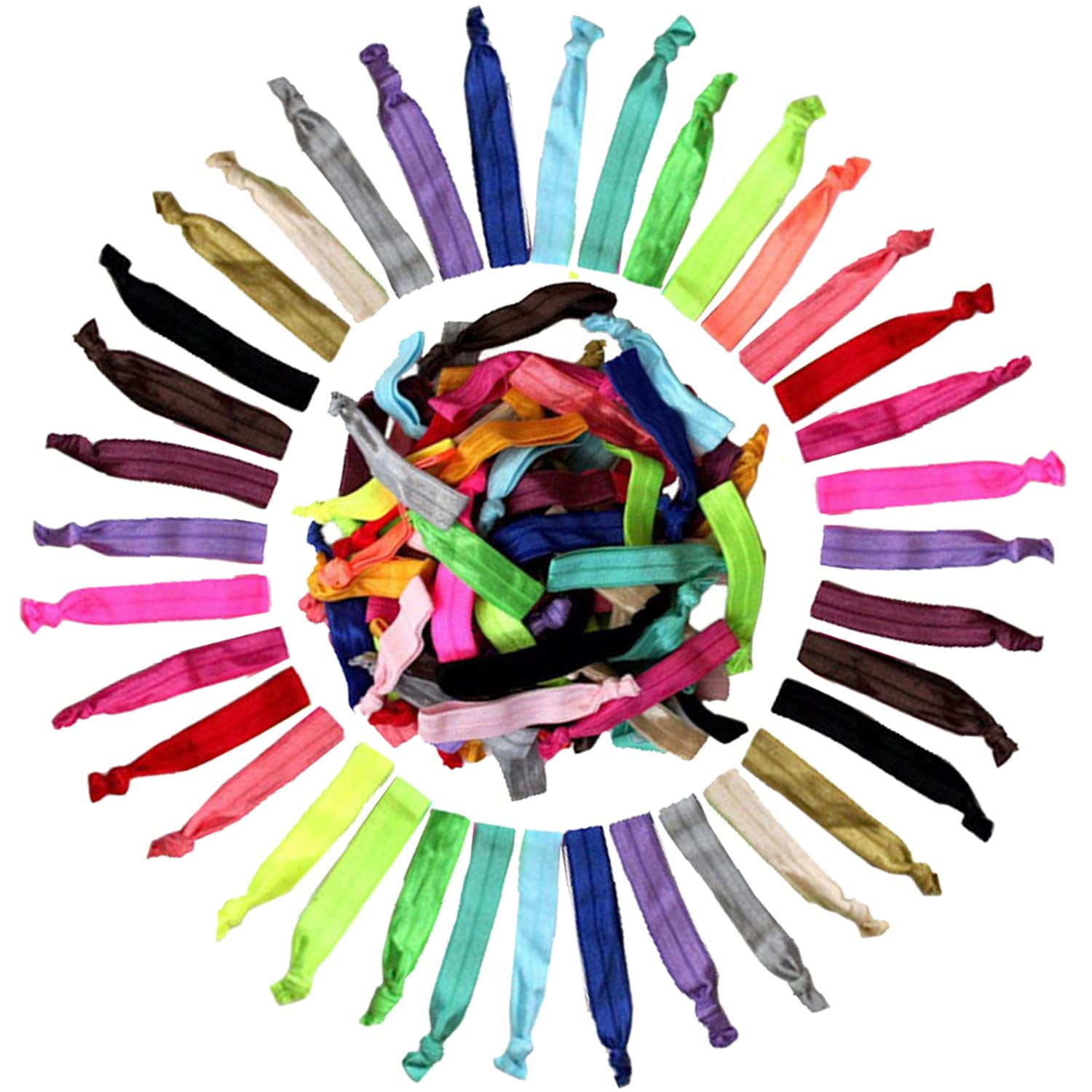 stretchy ribbon hair ties
