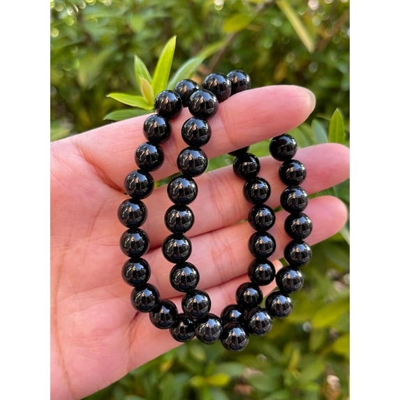 Rainbow Obsidian Crystal Bead Bracelet 8mm, Wholesale Genuine Rainbow Obsidian Stretch Gemstone Bracelet, Gift for Men & Women (10)
