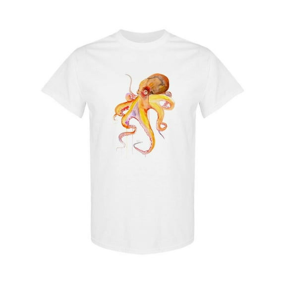 Rainbow Octopus T-Shirt Men -SPIdeals Designs, Male 5X-Large