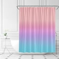 thumbnail image 1 of Rainbow Ombre Shower Curtain Gradient Colorful Teal Purple Fabric Bathroom Curtains Decor Set with Hook(72" Wx84 H), 1 of 4