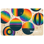 Rainbow Ornaments Walmart eGift Card