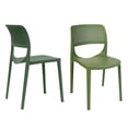 thumbnail image 1 of Rainbow Outdoor Mila Set of 4 Stackable Side Chair-Green, 1 of 6