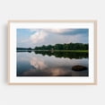 thumbnail image 1 of Rainbow Over Pinchot Lake - Lewisberry Pennsylvania Photography Lake Nature Scenic Landscape Water Calm Oak Framed Wall Art Print 16 x 24 inches, 1 of 6