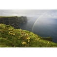 thumbnail image 1 of Rainbow Over The Cliffs of Moher - County Clare Ireland Poster Print, 19 x 12, 1 of 1