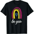 thumbnail image 1 of Rainbow Pansexual Flag LGBTQ Pan Pride Month Be You Vintage T-Shirt, 1 of 4