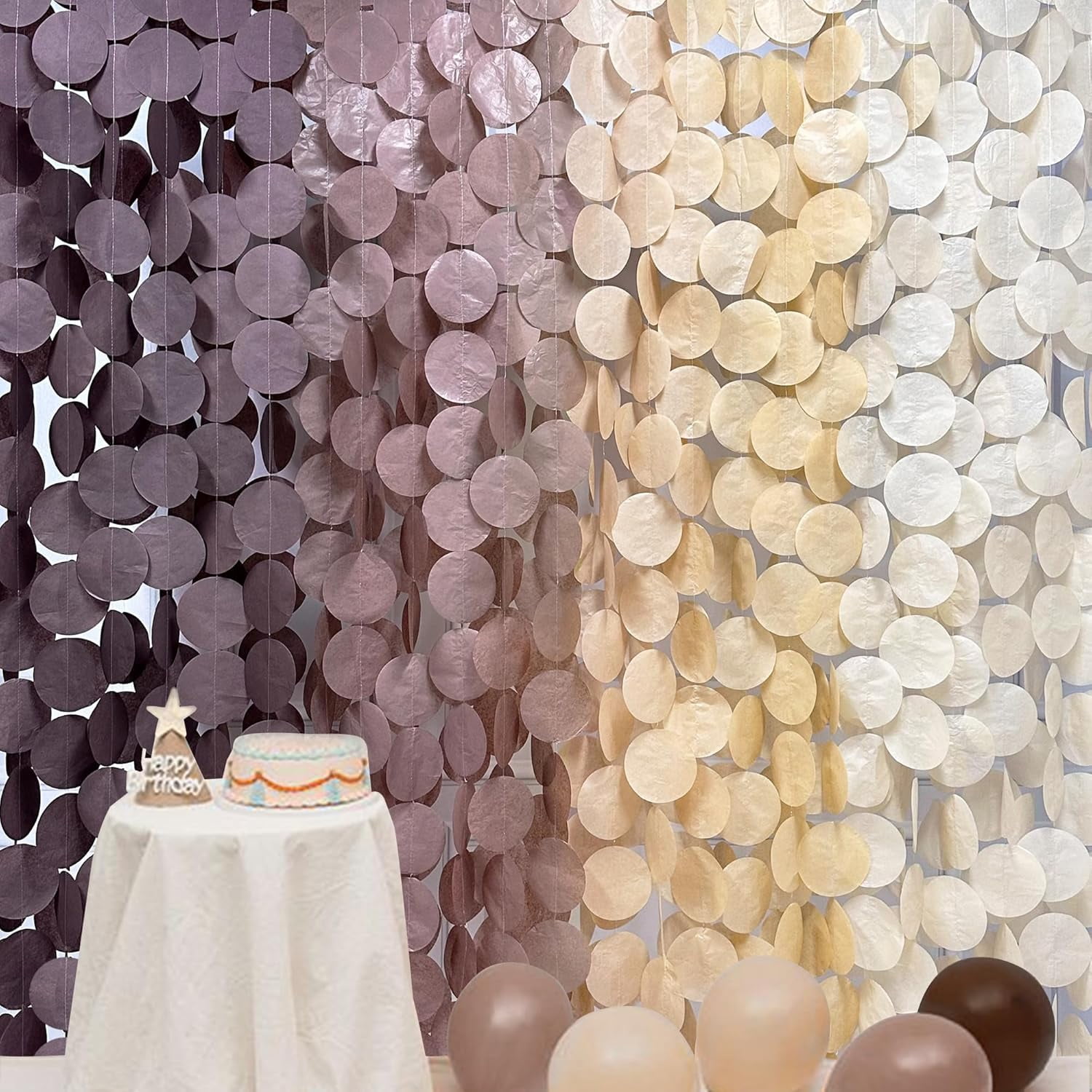 WONSUN Rainbow Party Decorations, Colourful Honeycomb Bobble Happy Birthday Banner, Circles Dots for Hanging WONSUN Rainbow Party Decorations, Colourful Honeycomb Bobble Happy Birthday Banner, Circles Dots for Hanging
