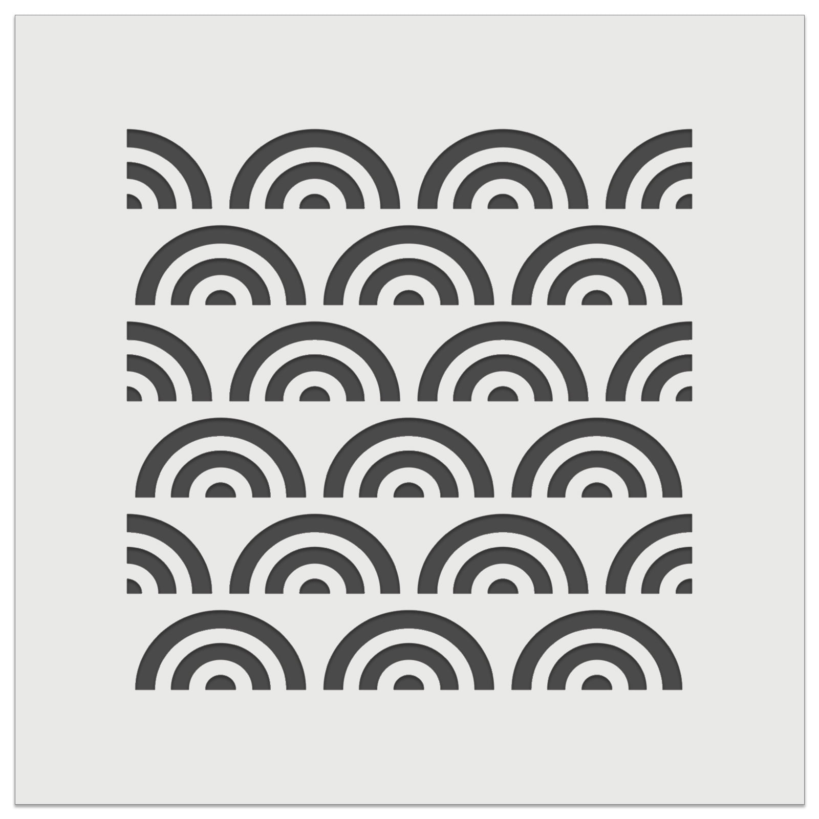 Rainbow Pattern DIY Cookie Wall Craft Stencil - 5.5 Inch - Walmart.com