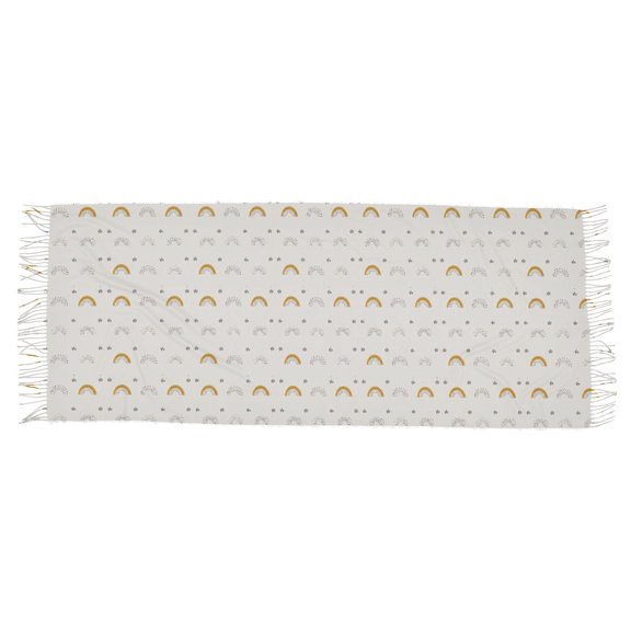 Rainbow Pattern Women's Cold Weather Scarves Lightweight Warm Fashion Scarves, Breathable 86.6''x30.7''