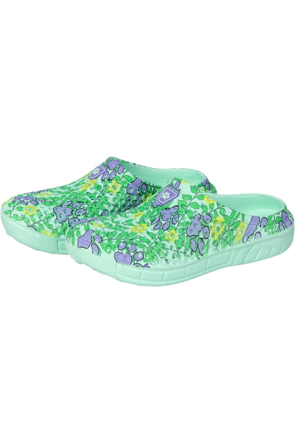 Rainbow Paw Clogs Lightweight Slip On Breathable EVA Water Friendly Quick Dry Durable Animal Lover Shoes Gifts for Women Mom Ladies