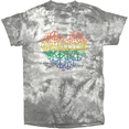 thumbnail image 1 of Rainbow Peace Sign Heart Adult Tie Dye T-Shirt Men Women Unisex, 1 of 2