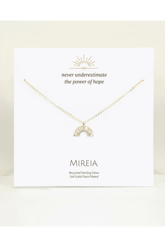 Rainbow Pendant Necklace