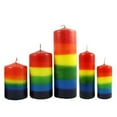 thumbnail image 1 of Rainbow Pillar Candle - Sets, 1 of 3