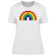 thumbnail image 1 of Rainbow Pixel Art T-Shirt Women -Image by Shutterstock, Female Medium, 1 of 2