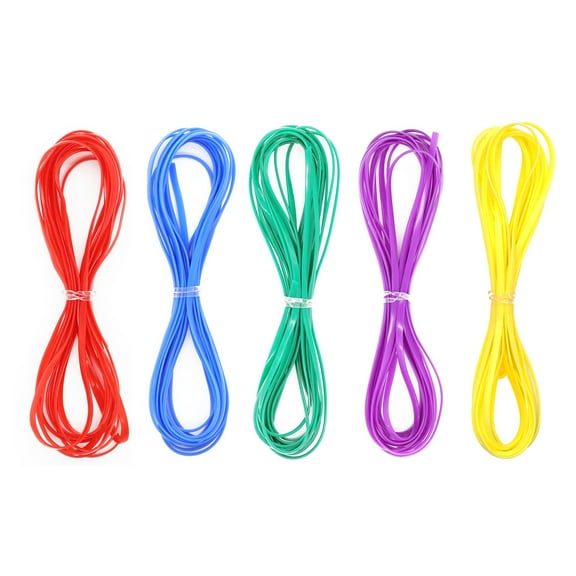 Rainbow Plastic Lacing by Creatology 118" x 0.078" Colorful Craft Cord for DIY Jewelry - Keychains & Kids Crafts - 12 Pack