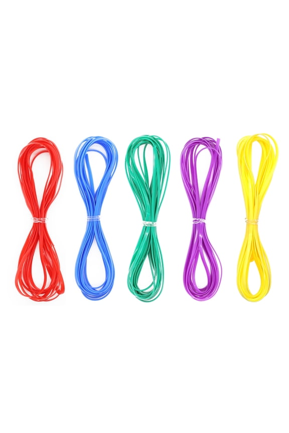 Rainbow Plastic Lacing by Creatology 118" x 0.078" Colorful Craft Cord for DIY Jewelry - Keychains & Kids Crafts - 12 Pack