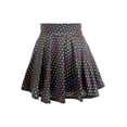 thumbnail image 1 of Rainbow Polka Dots Print Stretch Lycra Skirt, 1 of 2