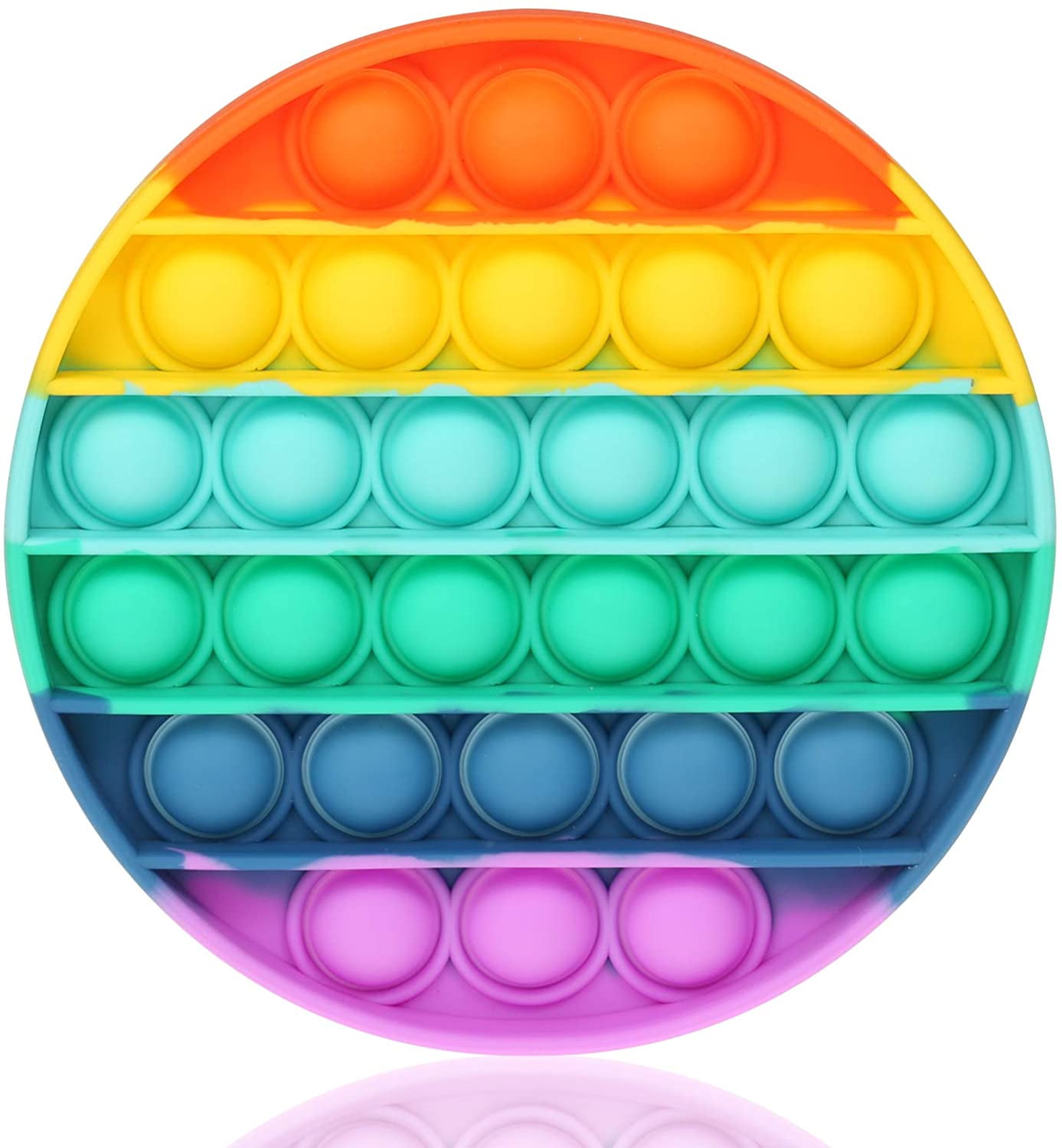 Jouet Anti Stress Pop It Cercle - Multicolore