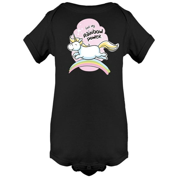 Rainbow Power, Cute Unicorn Bodysuit Infant -Image by Shutterstock, 24 Months