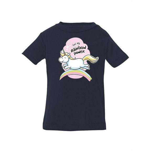 Rainbow Power, Cute Unicorn T-Shirt Infant -Image by Shutterstock, 12 Months