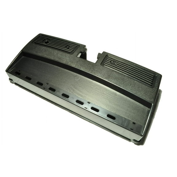 "Rainbow Power Nozzle Housing, DVC Replacement Brand, designed to fit Rainbow D3, D4, D4C, SE, Square Head Power Nozzle where the belt rides on the side of the brushroll, Power Nozzle Base is black"