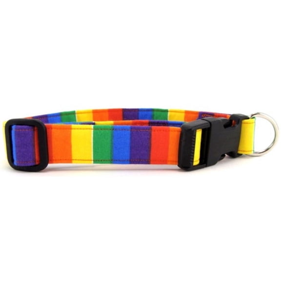 Rainbow Pride Dog Collar - Size - X-Large