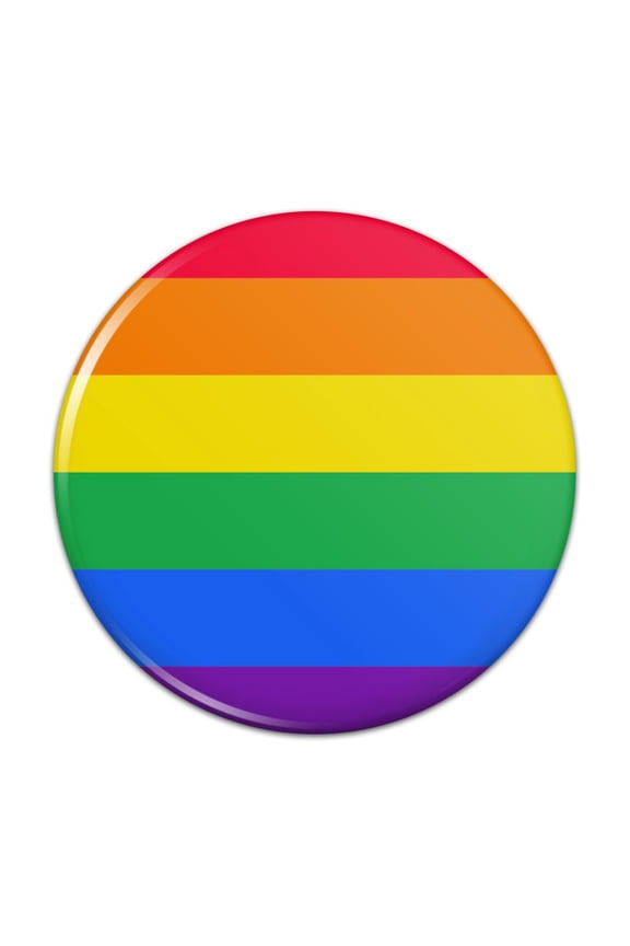 Rainbow Pride Gay Lesbian Contemporary Pinback Button Pin
