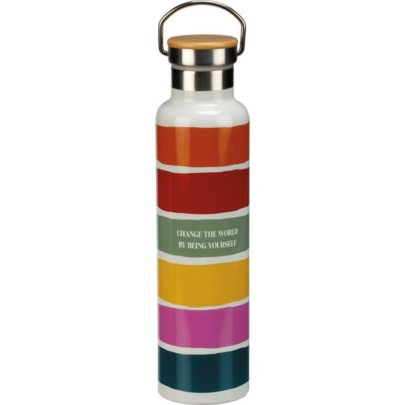 Rainbow Pride Inspired Insulated Water Bottle - By Being Yourself