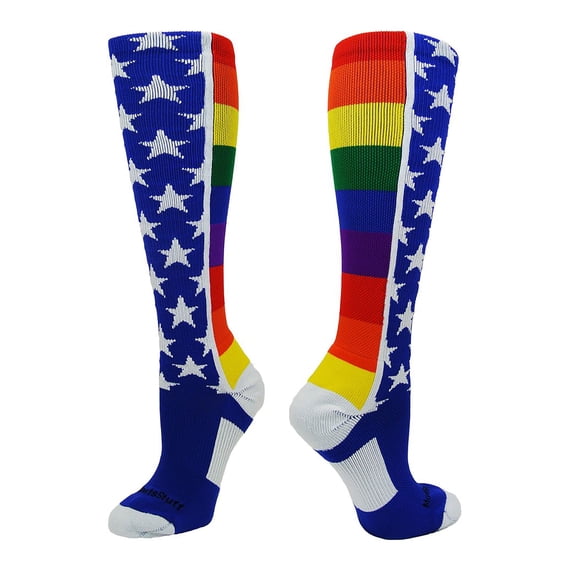 Rainbow Pride OTC Socks (Multi, Large)