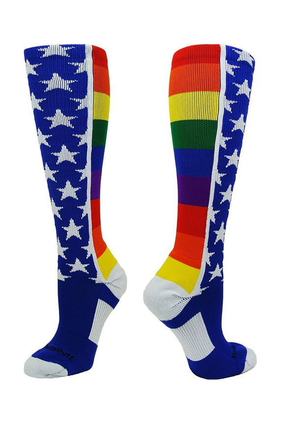 Rainbow Pride OTC Socks (Multi, Large)