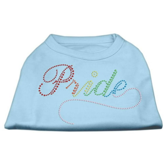 Pet Dog Cat Shirt Rhinestone, "Rainbow Pride"