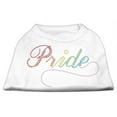 thumbnail image 1 of Rainbow Pride Rhinestone Shirts White XL - 16, 1 of 1