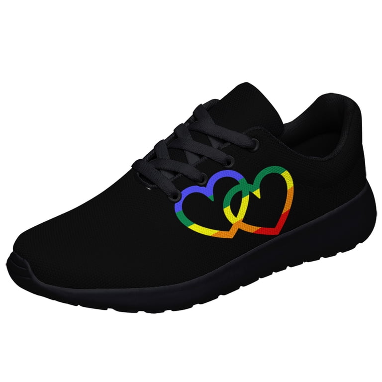 Rainbow Pride Shoes Men Women Fashion LGBT Sneakers Adult  display picture 2
