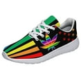 thumbnail image 1 of Rainbow Pride Shoes for Men Women, Unisex Fashion LGBT Gay Sneakers Lightweight Breathable Running Shoes Gift for Her Him White Size 11, 1 of 7