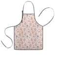 thumbnail image 1 of Rainbow Princess Castle Pattern Kids Aprons for Girls and Boys,Adjustable Neck Strap Toddler Aprons for Kids Cooking Baking, 1 of 4
