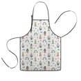 thumbnail image 1 of Rainbow Princess Castle Pattern Kids Aprons for Girls and Boys,Adjustable Neck Strap Toddler Aprons for Kids Cooking Baking, 1 of 6