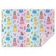 thumbnail image 1 of Rainbow Princess Flower Pattern Rectangle Tablecloth 60"x84",Waterproof Polyester Rectangle Table Cloth, Wipeable Spillproof Polyester Tablecloth for Dining, Camping, Indoor and Outdoor, 1 of 5