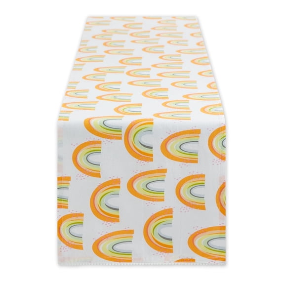 Rainbow Print Table Runner 14x72