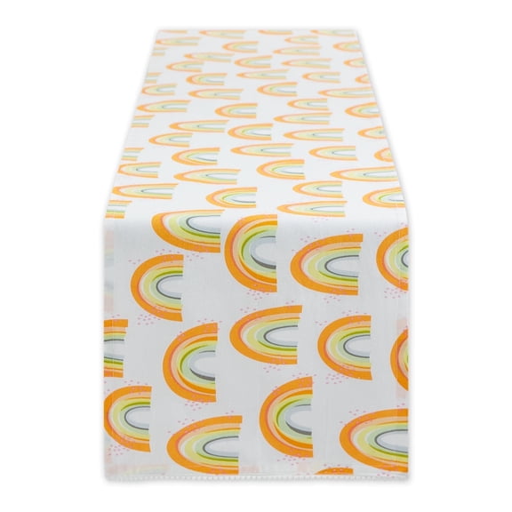 Rainbow Print Table Runner 14x72
