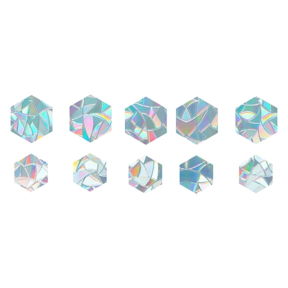 Rainbow Prism Electrostatic Paste Glass Paste Glue-Free Pvc Film -Rps014