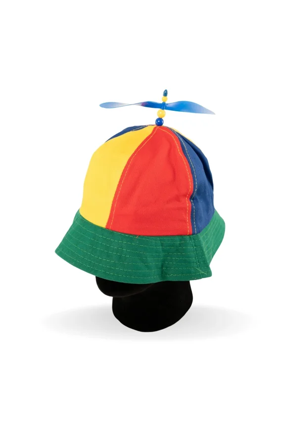 Rainbow Propeller Beanie Spinner Festival Party Cosplay Cap Adult Unisex Hat