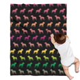 thumbnail image 1 of Rainbow Puppy Blanket,Comfortable Soft Flannel Throw Blanket,All Season,Warm Lightweight Blankets for Sofa Bed Couch Living Room Chair,30"x40", 1 of 4