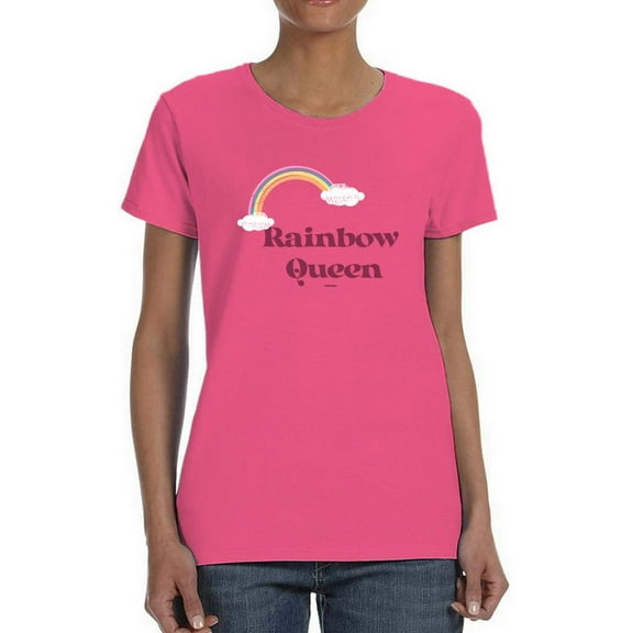Rainbow Queen Shaped T-Shirt Women -Image by Shutterstock, Female x-Large