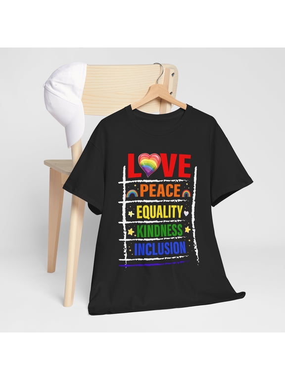 Rainbow Quote Gay Pride Shirt, Love is Love and Equality Shirt ID-0520-DWNL
